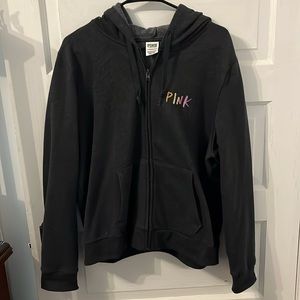 COPY - Pink Victoria Secret full zip hoodie XXL